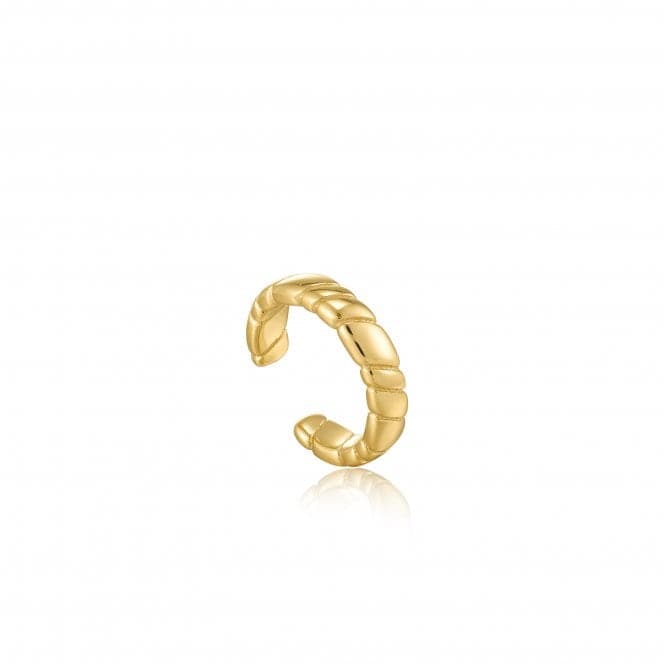 Gold Smooth Twist Ear Cuff E038 - 04GAnia HaieE038 - 04G