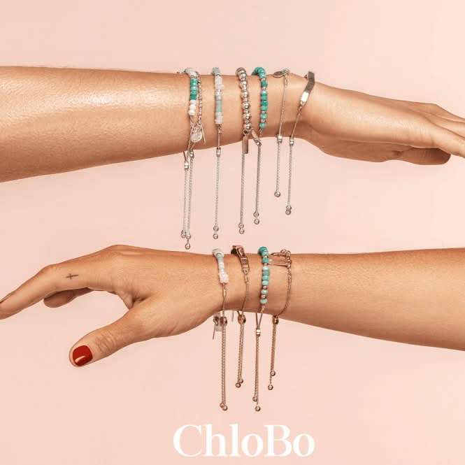Gold Sparkle Ball Adjuster Bracelet GBSBAChloBoGBSBA