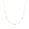 Gold Sparkling Bezel Cubic Zirconia Station Necklace N065 - 04GAnia HaieN065 - 04G