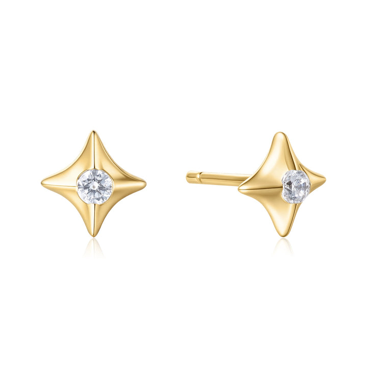 Gold Sparkling Star Stud Earrings E064 - 02GAnia HaieE064 - 02G