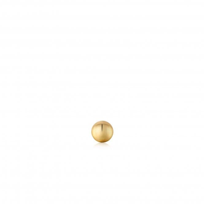 Gold Sphere Barbell Single Earring E035 - 02GAnia HaieE035 - 02G