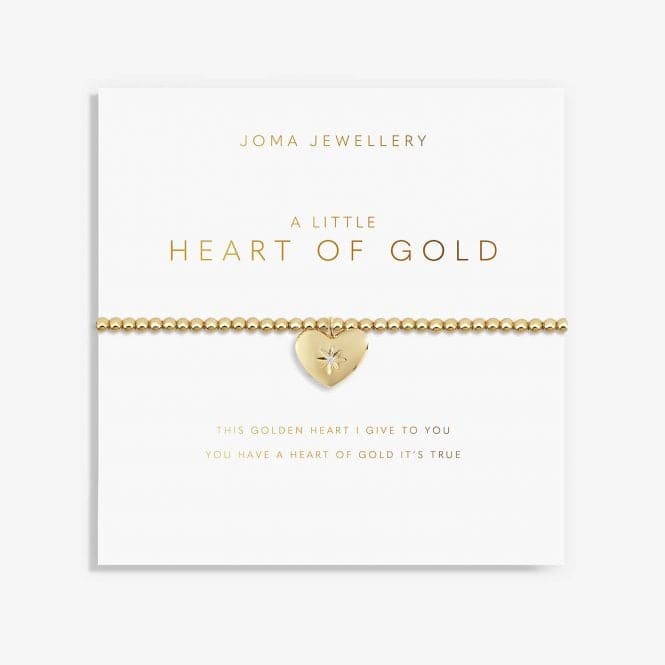 Golden Glow A Little Heart Of Gold Gold 17.5cm Bracelet 5957Joma Jewellery5957