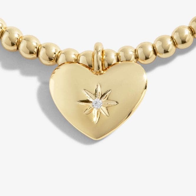 Golden Glow A Little Heart Of Gold Gold 17.5cm Bracelet 5957Joma Jewellery5957