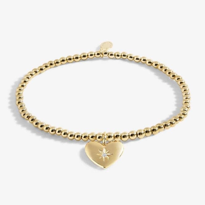 Golden Glow A Little Heart Of Gold Gold 17.5cm Bracelet 5957Joma Jewellery5957