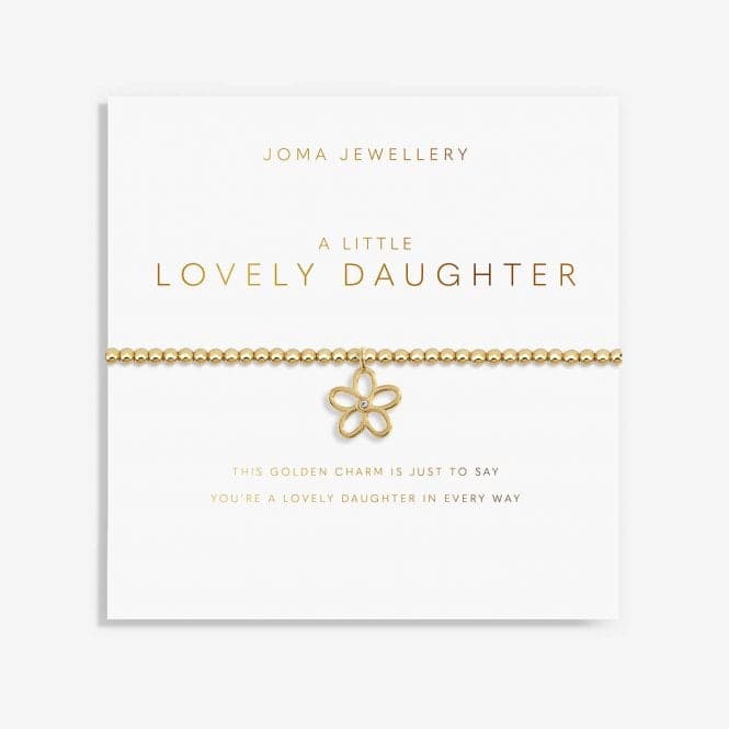 Golden Glow A Little Lovely Daughter Gold 17.5cm Bracelet 5952Joma Jewellery5952