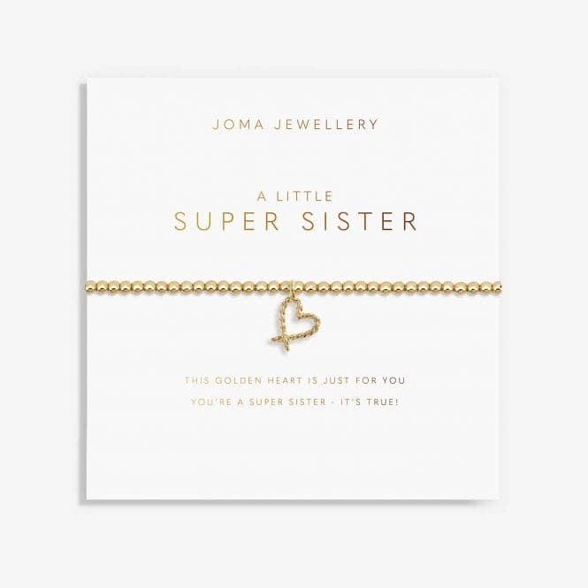 Golden Glow A Little Super Sister Gold 17.5cm Bracelet 5948Joma Jewellery5948