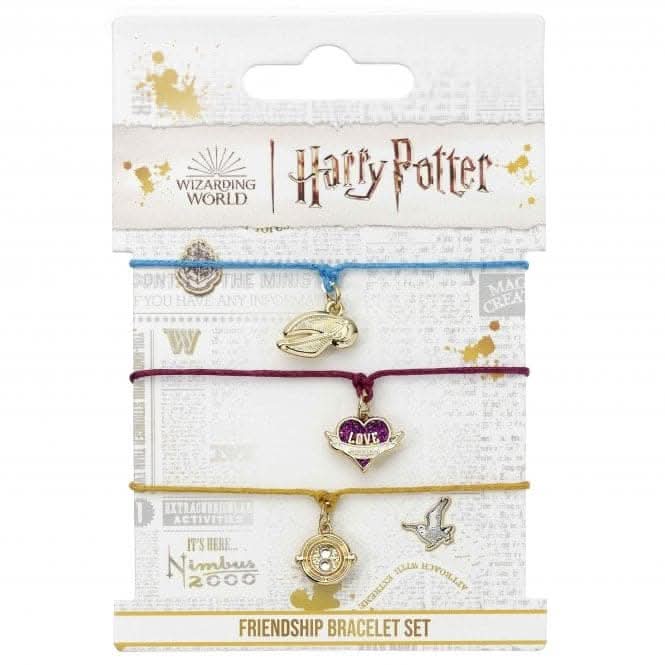 Harry Potter Golden Snitch Friendship Set Multi Bracelet HPFB0449
