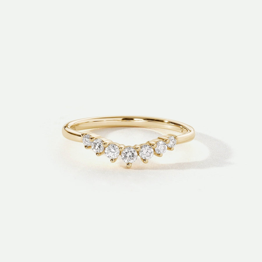Grace | 9ct Yellow Gold 0.23ct tw Lab Grown Diamond RingCreated BrillianceBA0071796 - O