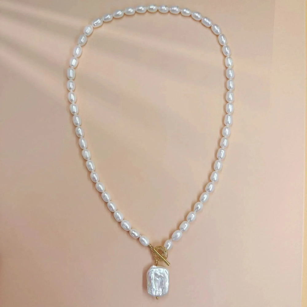 Seeds Baroque Pearl Choker Necklace