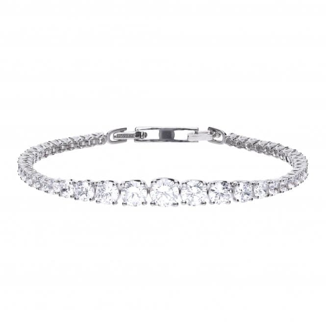 Graduated Cubic Zirconia Tennis Bracelet B5203DiamonfireB5203