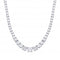 Graduated Cubic Zirconia Tennis Necklace N4338DiamonfireN4338