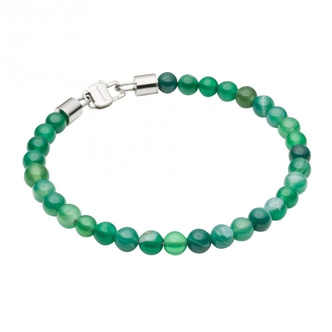 Green Agate Beaded Bracelet B5426GFred BennettB5426G