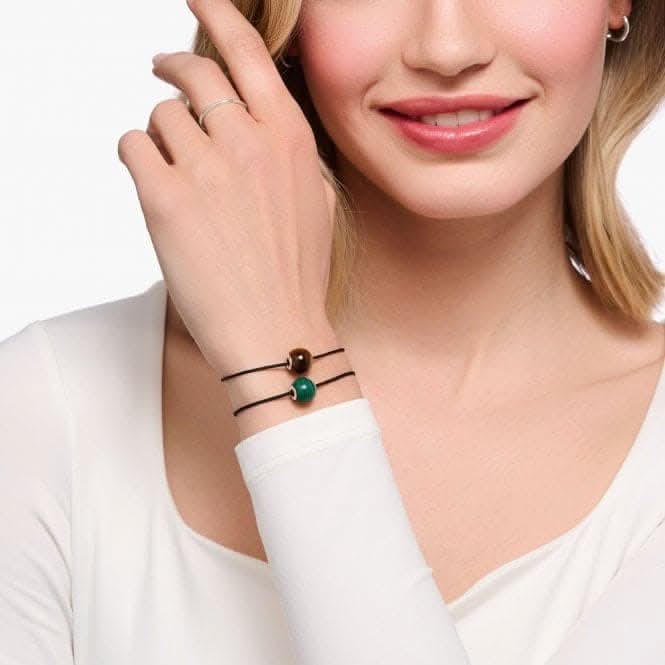 Green Simulated Malachite Bracelet A2105 - 475 - 6Thomas Sabo Karma BeadsA2105 - 475 - 6
