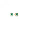 Green Zirconia Ellera Quadrato Earrings SJ - E42277 - GCZ - YGSif JakobsSJ - E42277 - GCZ - YG