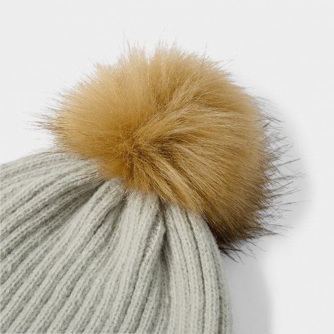 Grey Faux Fur Hat KLS538Katie LoxtonKLS538