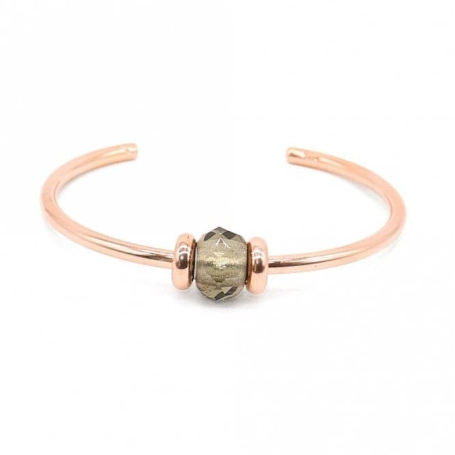 Grey Prism Copper BangleTrollbeadsTZZUK - 00974 Size XXS