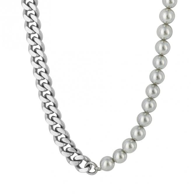 Grey Shell Pearl Curb Chain Necklace N4562Fred BennettN4562