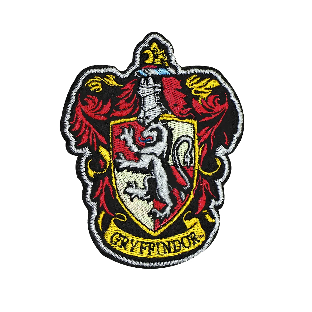 Harry Potter Set Of 6 Harry Potter Crests Patches ( Iron-on) CR2206