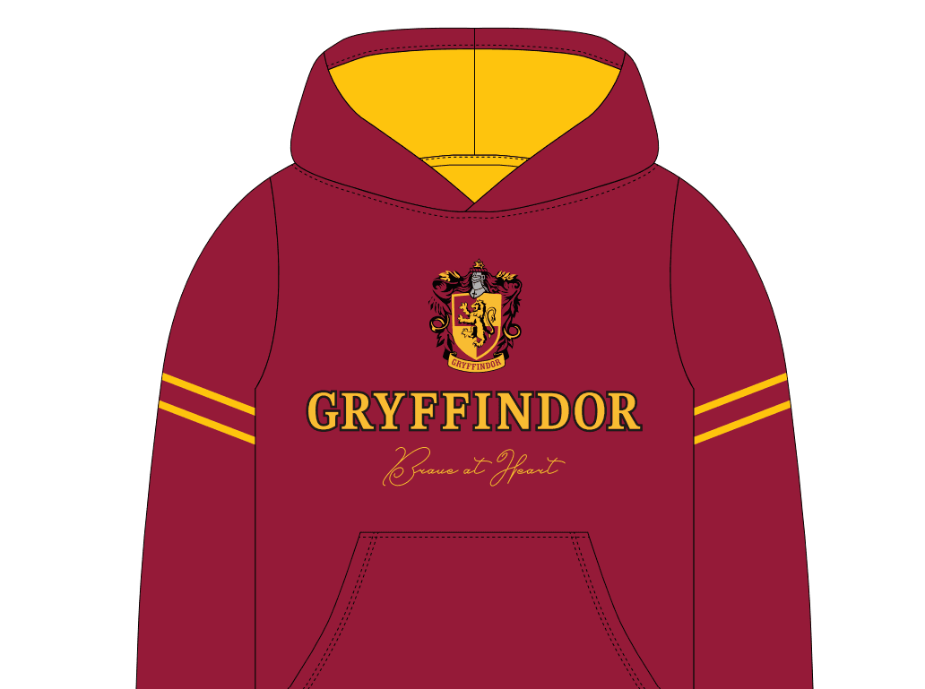 Gryffindor Hoodie Kids GRYHOD-01-02
