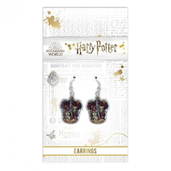 Gryffindor Crest Drop EarringsHarry PotterWE0022