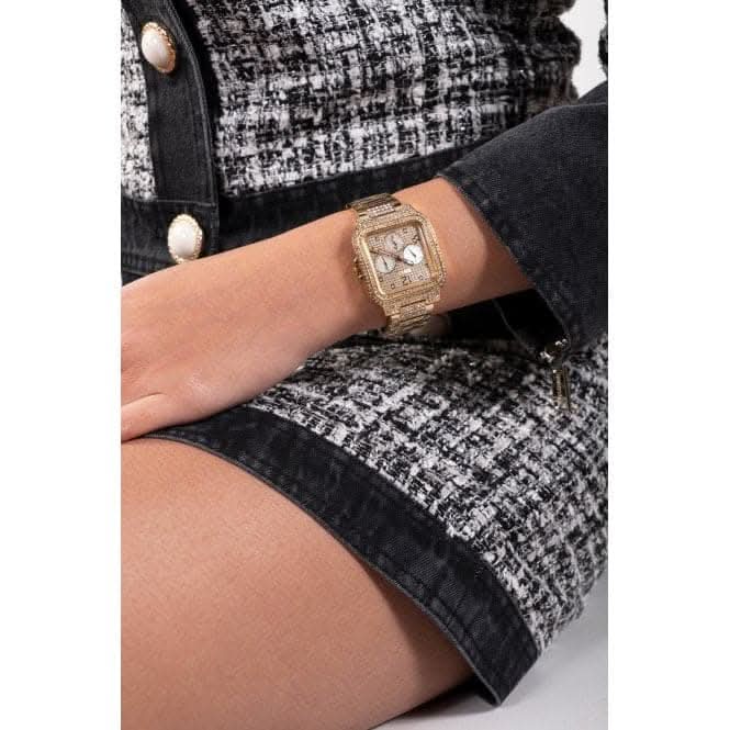 Guess Ladies Deco Stainless Steel Gold Tone Watch GW0472L2Guess WatchesGW0472L2