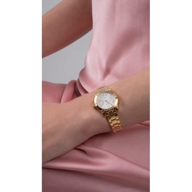 Guess Ladies Piper Stainless Steel Gold Tone Watch GW0413L2Guess WatchesGW0413L2