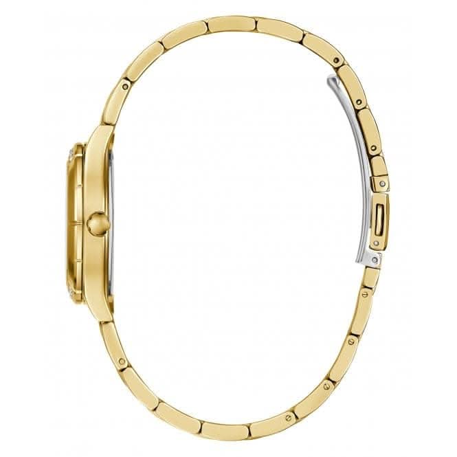 Guess Ladies Piper Stainless Steel Gold Tone Watch GW0413L2