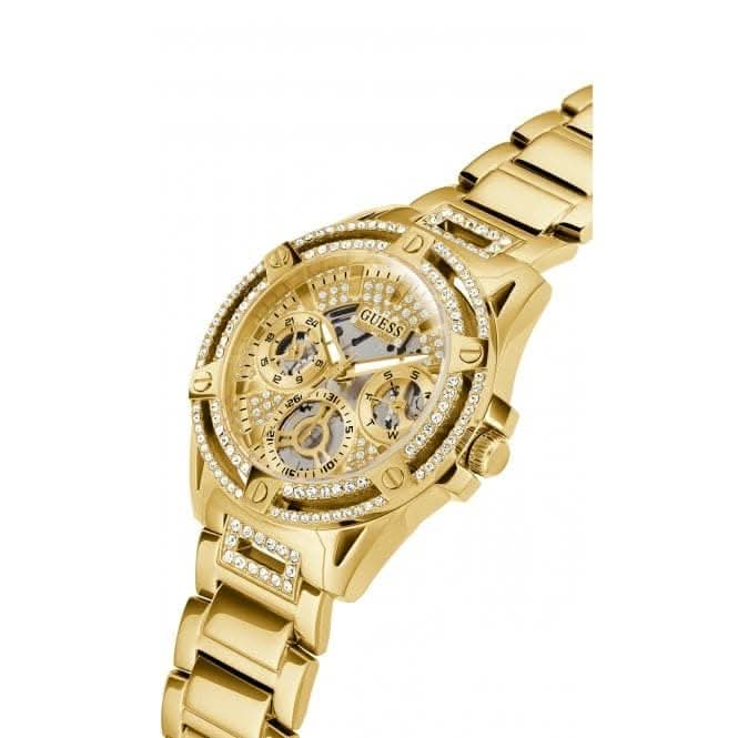 Guess Ladies Queen Stainless Steel Gold Tone Watch GW0464L2Guess WatchesGW0464L2