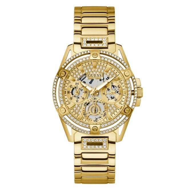 Guess Ladies Queen Stainless Steel Gold Tone Watch GW0464L2Guess WatchesGW0464L2
