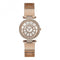 Guess Ladies Rose Gold Watch White Dial Rose Gold Textured Bracelet W1008L3Guess WatchesW1008L3