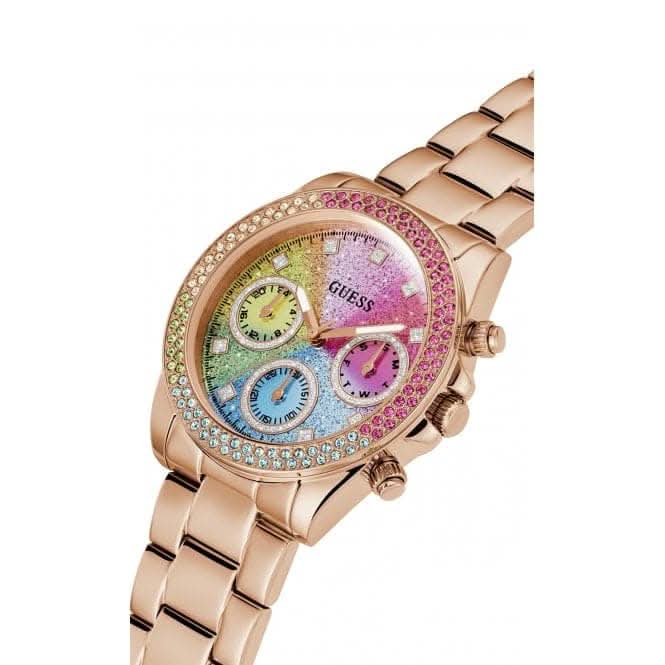 Guess Ladies Sol Stainless Steel Rose Gold Watch GW0483L3Guess WatchesGW0483L3