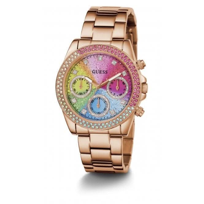 Guess Ladies Sol Stainless Steel Rose Gold Watch GW0483L3Guess WatchesGW0483L3