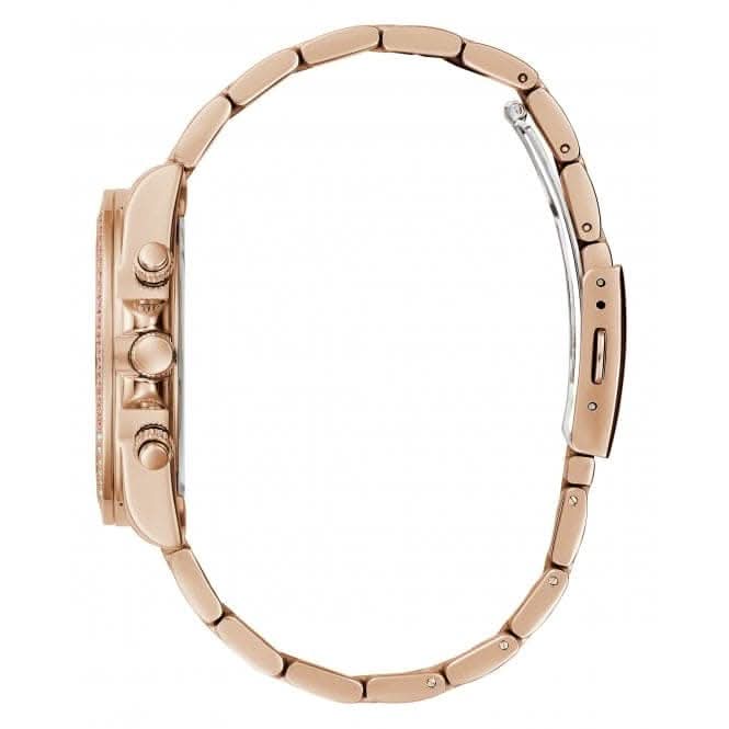 Guess Ladies Sol Stainless Steel Rose Gold Watch GW0483L3Guess WatchesGW0483L3