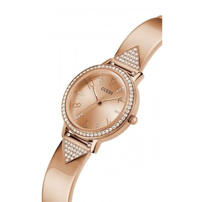 Guess Ladies Tri Luxe Stainless Steel Rose Gold Watch GW0474L3Guess WatchesGW0474L3