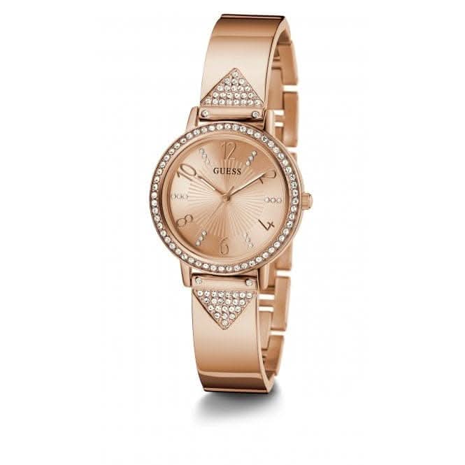 Guess Ladies Tri Luxe Stainless Steel Rose Gold Watch GW0474L3Guess WatchesGW0474L3
