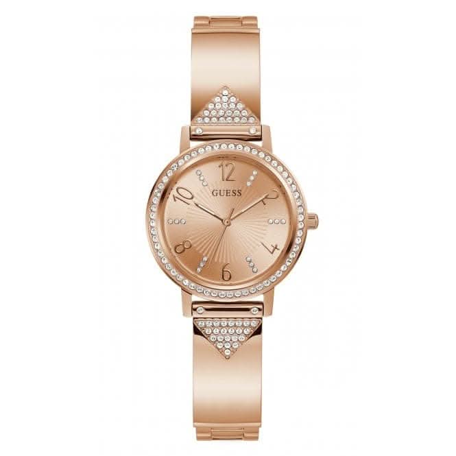 Guess Ladies Tri Luxe Stainless Steel Rose Gold Watch GW0474L3Guess WatchesGW0474L3