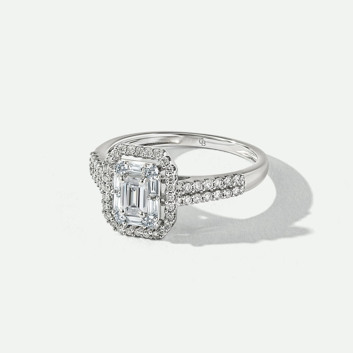 Gwen | 9ct White Gold 0.66ct tw Lab Grown Diamond Engagement RingCreated BrillianceBA0074462 - M