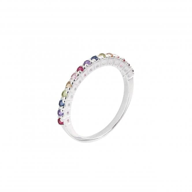 Half Eternity Multi Zirconia Ring 1441MCZDew1441MCZK