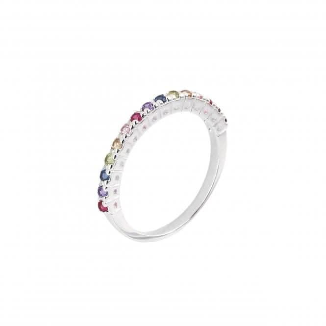 Half Eternity Multi Zirconia Ring 1441MCZDew1441MCZK