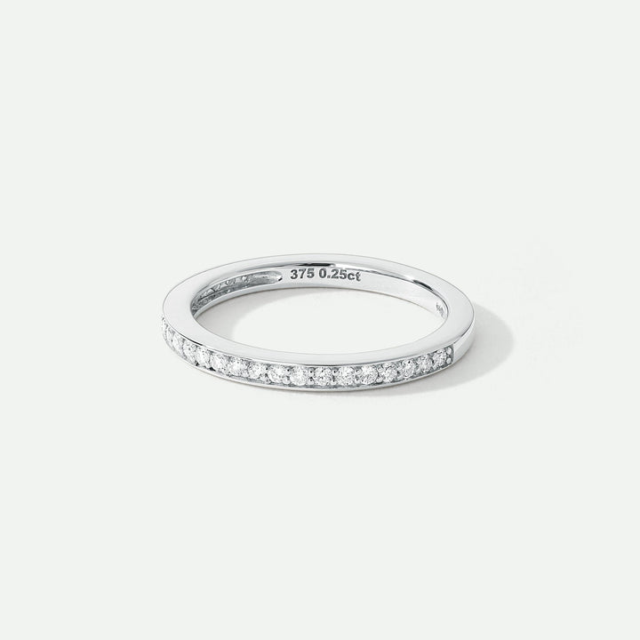 Hallie | 9ct White Gold 0.25ct tw Lab Grown Diamond RingCreated BrillianceBA0073118 - M
