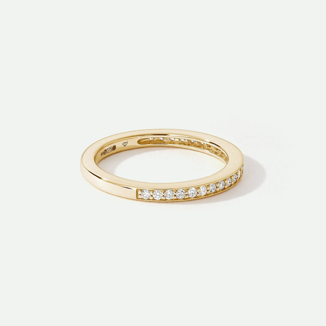 Hallie | 9ct Yellow Gold 0.25ct tw Lab Grown Diamond RingCreated BrillianceBA0073154 - O