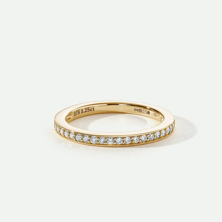 Hallie | 9ct Yellow Gold 0.25ct tw Lab Grown Diamond RingCreated BrillianceBA0073154 - O