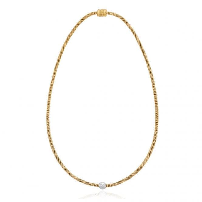 Halo Gold Silver Venetian Chain Bobble Necklace 4051Joma Jewellery4051