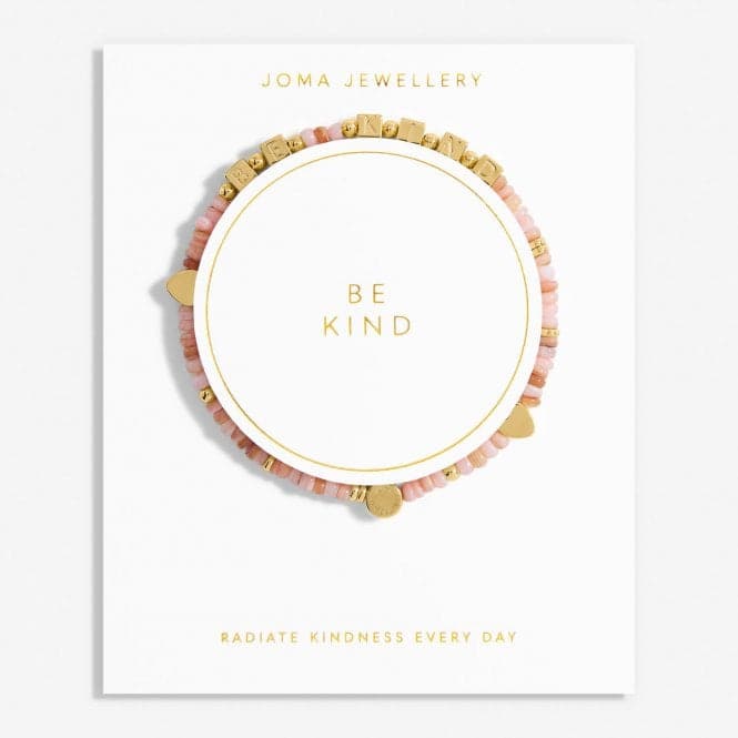 Happy Little Moments Be Kind Gold Plated 17.5cm Bracelet 7080Joma Jewellery7080