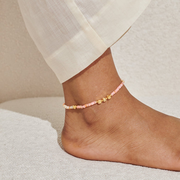 Happy Little Moments Besties Forever Gold Plated 23cm Anklet 8241Joma Jewellery8241