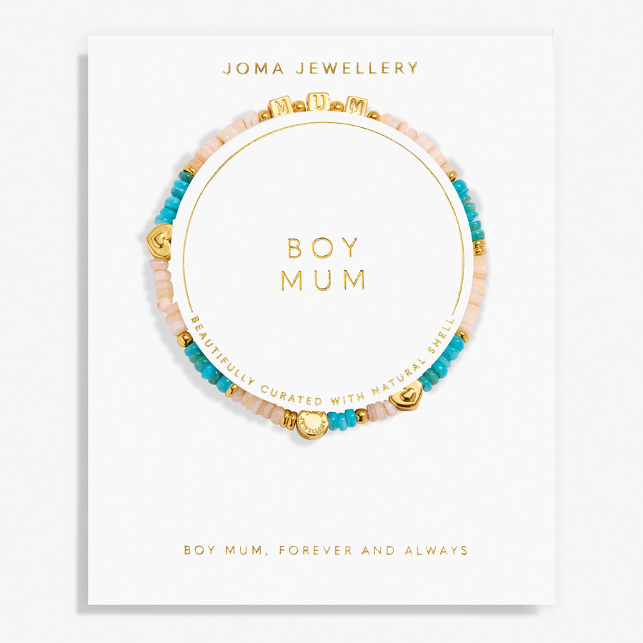 Happy Little Moments Boy Mum Gold Plated Bracelet 8261Joma Jewellery8261