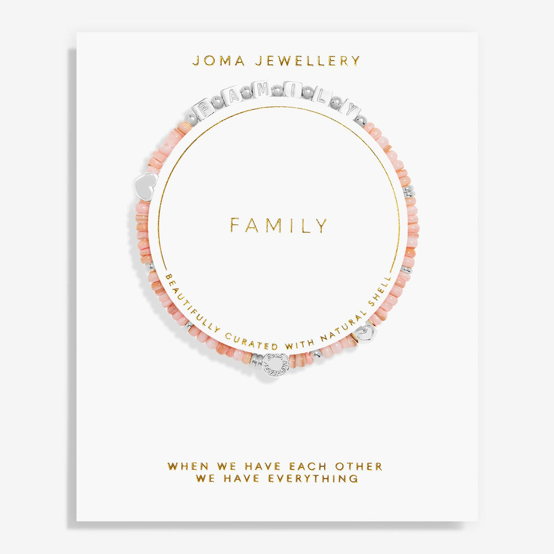 Happy Little Moments Family Silver Plated Bracelet 7524Joma Jewellery7524