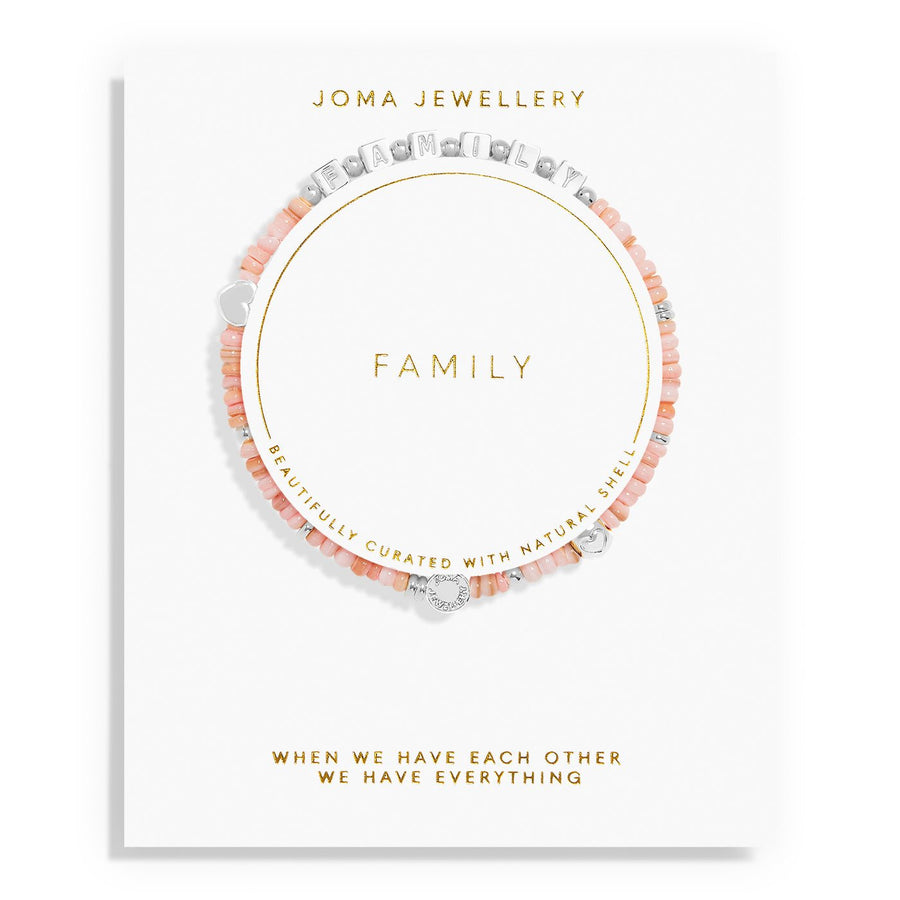 Happy Little Moments Family Silver Plated Bracelet 7524Joma Jewellery7524