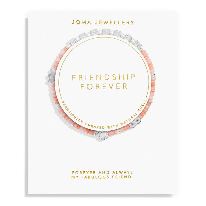 Happy Little Moments Friendship Forever Silver Plated Bracelet 7533Joma Jewellery7533