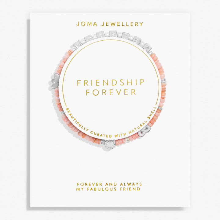 Happy Little Moments Friendship Forever Silver Plated Bracelet 7533Joma Jewellery7533